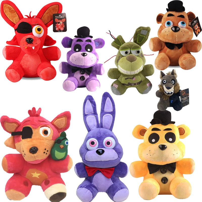 Hot FNAF Plush Toys Doll Game Animals Bear Rabbit Foxy Plush Doll Soft Stuffed Toys for Children Kids Birthday Gifts