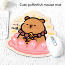 Non-Slip Rubber Mouse Mat Computer Kawaii  Anti-Slip Desk Pad Cute Cartoon Animal Mouse Pad Coffee Mats Soft Mouse Pad Girl Gift
