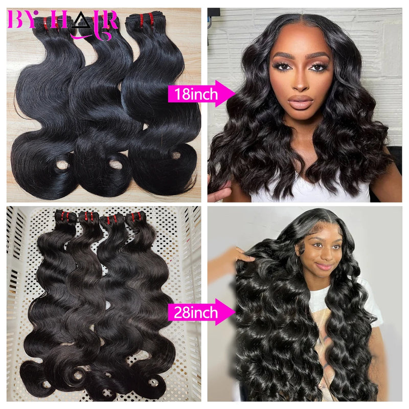 BY 18 20 22 inch 16A Double Drawn Body Wave Human Hair Bundles Vietnamese Raw Virgin Full and Thick Hair Extensions for Women