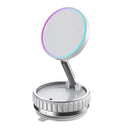 15W Portable K11 Vacuum Magnetic Charging Stand - Strong Suction & Multi-Angle Viewing for Car, Kitchen, Mirror & Fitness