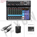 TEYUN Customized Professional 8 6 4 Channel Professional Portable Digital Mixer Mobile Phone Live Computer Recording Audio Mixer