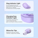 Baseus WM02 TWS Kabelloser Kopfhörer Bluetooth 5.3 Kopfhörer Headset True Wireless Earbuds für iPhone 13 Pro Max Freisprech-Ohrhörer