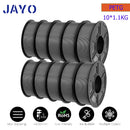 JAYO 3D Filament Printer PLA PLUS/PLA /PETG/PLA+2.0/ABS/TPU 1.75mm 10Rolls for FDM 100%No bubbel 3D Printer Materials DIY Gift