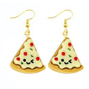 Earrings For Women Girls Cute Foods Hamburg Pizza Chicken Leg Candy Bottle Handmade Candy Kids Funny Resin