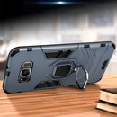 For Samsung Galaxy S8+ Case Armor PC Cover Metal Ring Holder Phone Case For Samsung S 8 S8 Plus Cover Shockproof Hard Bumper