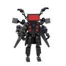 New Space Flying Saucer Skibidi Toilet Builing Blocks Camerman Titan TV Man Bricks DIY Figure Moddel Toys For Kids Birthday Gift