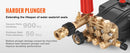 SucceBuy Pressure Washer Pump 3GPM / 4 GPM Shaft Horizontal Triplex Plunger Replacement Power Pumps Kit Compatible with Simpson