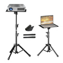 145cm Projector Tripod Stand Laptop Tripod Adjustable Height 23 to 63" Standing Desk Outdoor Computer Desk Stand for Studio