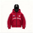 2025 Autumn Men Balaclava Y2K Gothic Harajuku Winter New Item Double Hooded Sweatshirt Men's Hooded Mask Zipper Sportswear Women