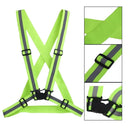 Unisex Motorcycle Reflective Vest Durable Clothing Adjustable Safety Elasticity Clothing For Night Running Cycling Walking