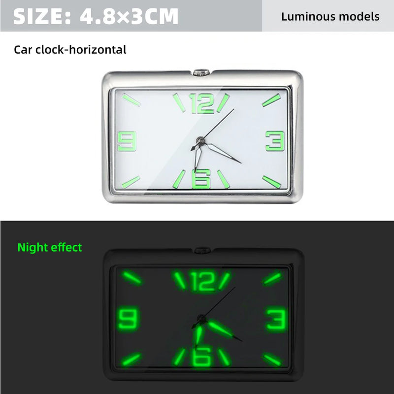 High Quality Car Clock Automobile Internal Stick-On Mini Digital Fashion Watch Auto Quartz Clock Watch Car Ornaments Accessories