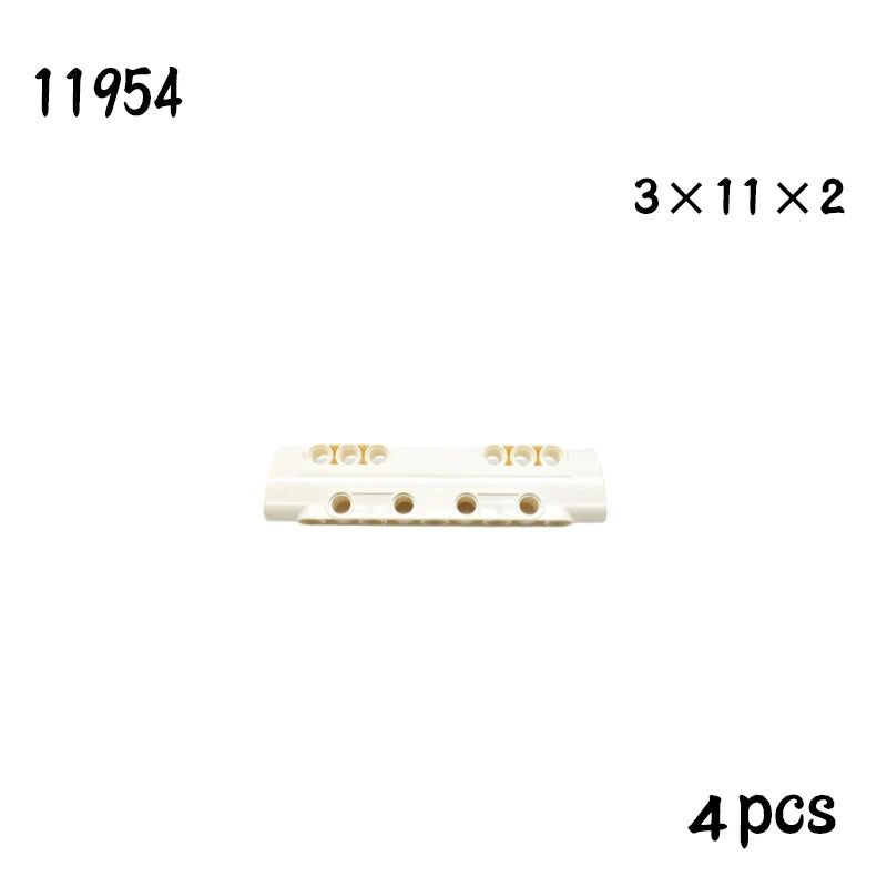 NEW Technical Panel Plate DIY Mechanical Building Blocks MOC Car Parts Brick Toy Gift  24119 62531 64782 11954 18944 18945 24116