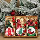 Christmas Gnomes Wooden Pendants Merry Christmas Decorations For Home 2023 Xmas Tree Christmas Ornaments Navidad New Year Gift