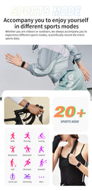 LIGE Fashion Smart Bracelet Women Smartwatch Men Heart Rate Monitor Waterproof Sports Fitness Ladies Smart Watch For Android IOS