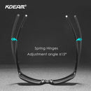 The Aviator's Edge | Polarized UV400 Sunglasses with Spring-Loaded Titanium Hinges
