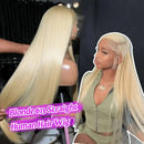 613 Blonde Lace Front Wig Straight Human Hair 13x6 Hd Lace Frontal Wig Brazilian Human Hair 13x4 Preplucked Human Hair Wigs