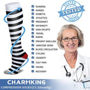 6 PAIRS Compression Socks Flowers Animal Fruit for Men Women Running Nurse Socks Nurses Sport Ladies Lady Womens Running