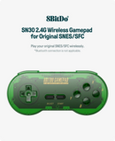 8BitDo SN30 2.4G Wireless Gamepad for Original SNES/SFC (Jade Green)