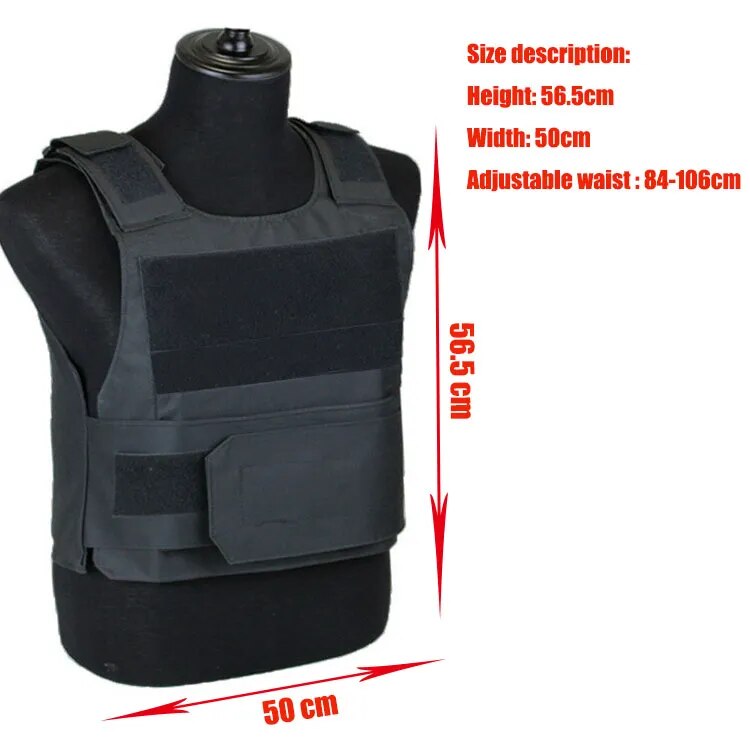 Tactical Vest Men SWAT Police Duty Vest Army Military Clothes Hunt CS Protect Clothes Ballistic Armor Plate Carrier Vest