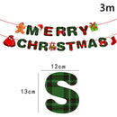 Merry Christmas Balloon Santa Claus Christmas Tree Elk Banner Ornaments Christmas Party Decorations For Home 2024 Xmas Pendants