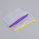 4pcs A6 6-Hole Binder Pockets Waterproof PVC Cash Budget Envelopes Zipper Binder Pouches For Notebook Planner Journey Binders