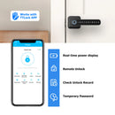 Entrance Auto Lock ttlock App Remote Control Smart Lock Latch Fingerprint Passcode Home Wooden Door Lock Handle for Office home