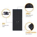 2000W Solar Panel High Power ETFE Flexible Monocrystalline Solar Cell  Home/Outdoor Camping Cars/Boats 12V Battery Charger