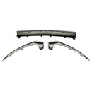 The Black Aero Line | 3-Piece Front Splitter Lip Kit for Mercedes-Benz W205