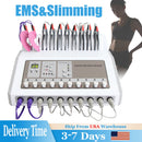 EMS Electric Muscle Stimulator Machine Russian Waves Microcurrent Body Massager Weight Loss Electro Myostimulation Slimming Tool