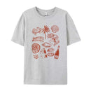 Summer Ocean Coastal Graphic Tees Trendy Retro Aesthetic La Dolce Vita T Shirt Cute Oyster Wine Shirt Beach Vacation Women Tops