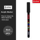 Jupai 1 STÜCK Acrylmarker Stifte Plumones 24 Farben Malerei Schreibwaren Keramik Glas Stoff Graffiti Wasserdicht Wasserbasiert