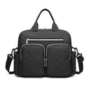 KONO Baby Diaper Bag Stylish & Walkable for Mom and Dad travel bag with Insulated Pockets for Vials & Snacks