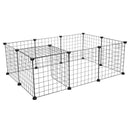 Pet Playpen Small Animal Cage Indoor Portable Metal Wire Yard Fence for Animals Guinea Pigs Rabbits Kennel Crate Fence Tent