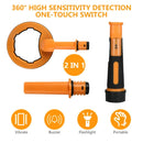 NEW Pulse Dive Underwater Detector Metal Search Detector 2 In 1 Treasure Search Machine 30m Round Probe Pinpointer