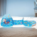 IMBABY Spielzeugzelt Indoor-Bällebad 3-in-1 Kinderzelt Faltbarer Krabbeltunnel Outdoor-Campingzelt Kinderzimmer-Haus