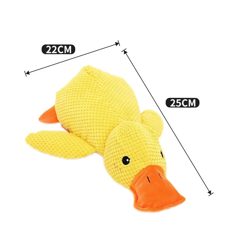 HOOPET Dog Sleeping Toy Duck Chew Sounding Toy for Small Medium Large Dogs Outdoor Interactive Pet Training Toy Dog Accessories