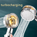 1PC Turbo-Duschkopf Handbrause Hochdruck-Duschkopf Verbesserte Wasserdichtigkeit und Anti-Tropf-Haushaltsduschkopf