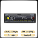 Podofo In-Dash 1DIN MP3 Player 12V Remote Control FM Car Radio Bluetooth Audio Music Stereo USB/SD/AUX-IN Support TF Card RCA