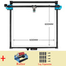TwoTrees 600x600mm CNC Laser Engraver 40W/80W TTS With Screen Glass Metal Laser Engraving Machine Wood Leather Cutting Machine