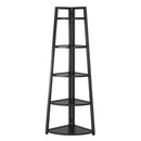 Tribesigns Bookcase Corner Book Shelf Rack Wood Bookshelf Storage Shelves