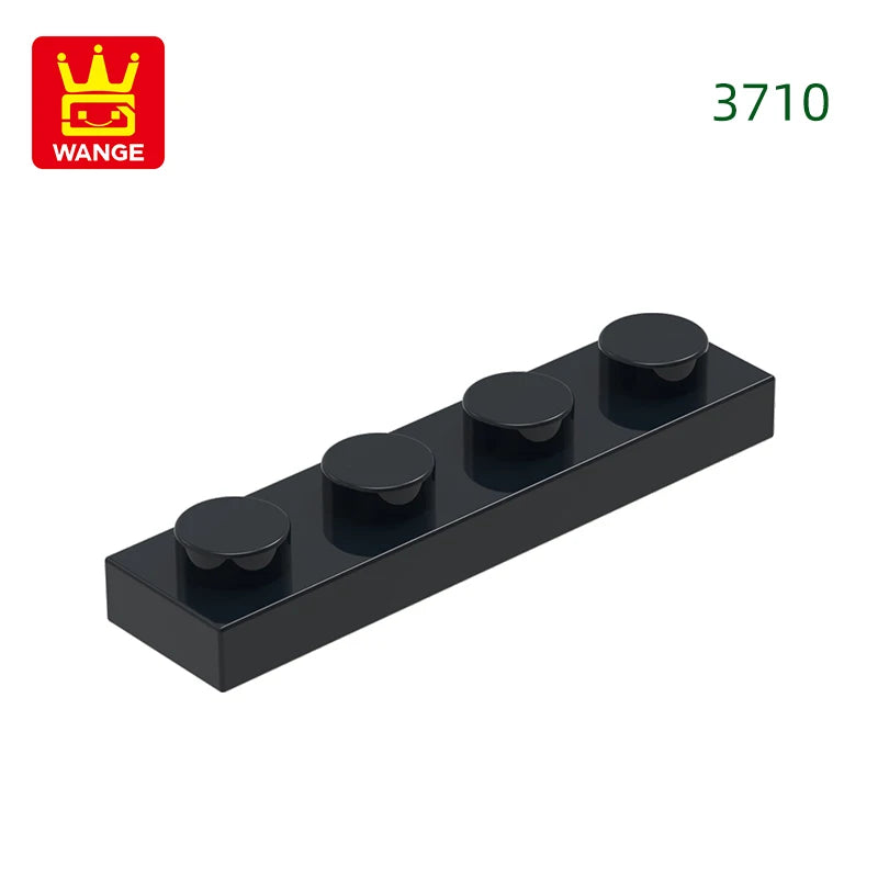 Wange 149Pcs/Lot 3710 1x4 Basic Building Block Moc Components Parts Compatible with Bricks DIY Children Assembly Toy Gift Box