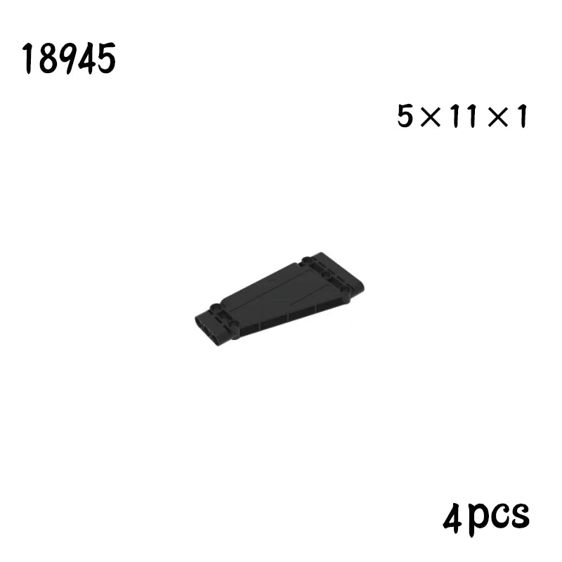 NEW Technical Panel Plate DIY Mechanical Building Blocks MOC Car Parts Brick Toy Gift  24119 62531 64782 11954 18944 18945 24116