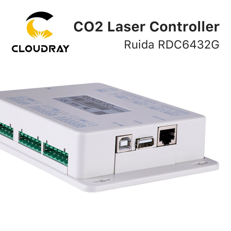 Clouday Ruida RDC6432 CO2 Laser Controller System for Laser Engraving Cutting Machine Replace AWC708S Ruida 6442S Ruida Leetro