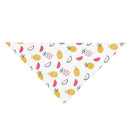 Dog Bandana Fruit Floral Spring Washable Soft Doggy Scarf Kerchief Summer Adjustable for Small Medium Large Dogs Pets