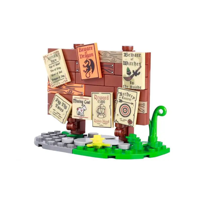 MOC City Series Building Blocks Figure Furniture House Kitchen Medieval Accessories DIY Bricks Set Christmas Toys for Kid Gifts