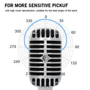 LEUS LAC50 - 55SH Professional Wired Vintage Classic Microphone Dynamic Vocal Mic Microphone For Live Performance Karaoke