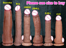 Huge Realistic Brown Giant Long Dildo Soft Silicone Vaginal Masturbators Penis Erotic Toy for Women Suction Cup Thick Glans Dick