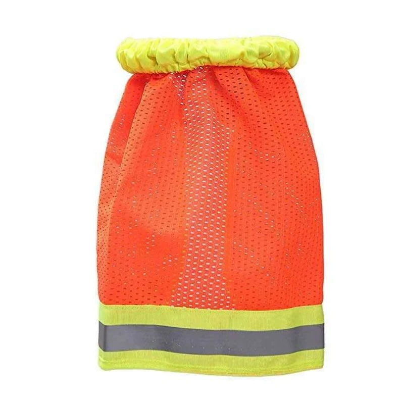 ESCAM Reflective Stripe Neck Shield Safety Hard Hat Cap Sun Shade Protective Helmets Workplace Safety