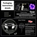 7 Led Luminous Transparent Balloons for Weddings, Birthdays, Bachelor Party (Battery Not Included) Valentine's Day, Anniversary