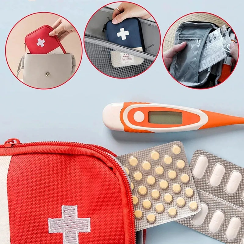 Portable First Aid Medical Kit Mini Medicine Storage Bag Camping Emergency Survival Bag Pill Case термопакет для хранения